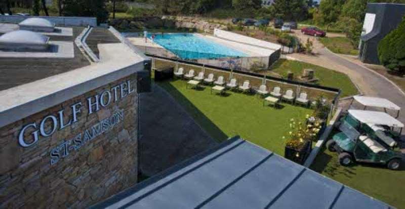 Brit Hotel Golfhotel Saint Samson Pleumeur Bodou Bagian luar foto