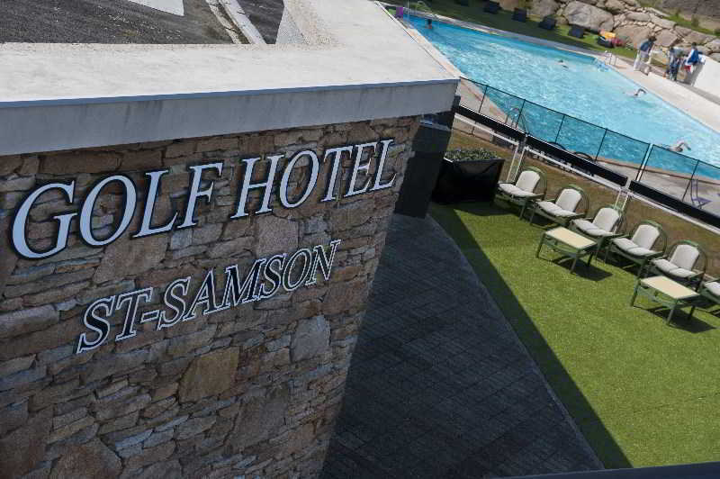 Brit Hotel Golfhotel Saint Samson Pleumeur Bodou Bagian luar foto
